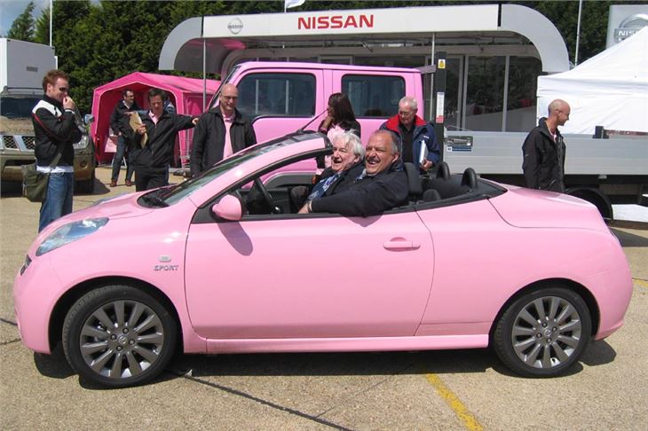 Pink nissan micra top gear