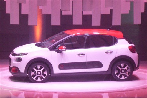 Citroen C3 III Side White And Red