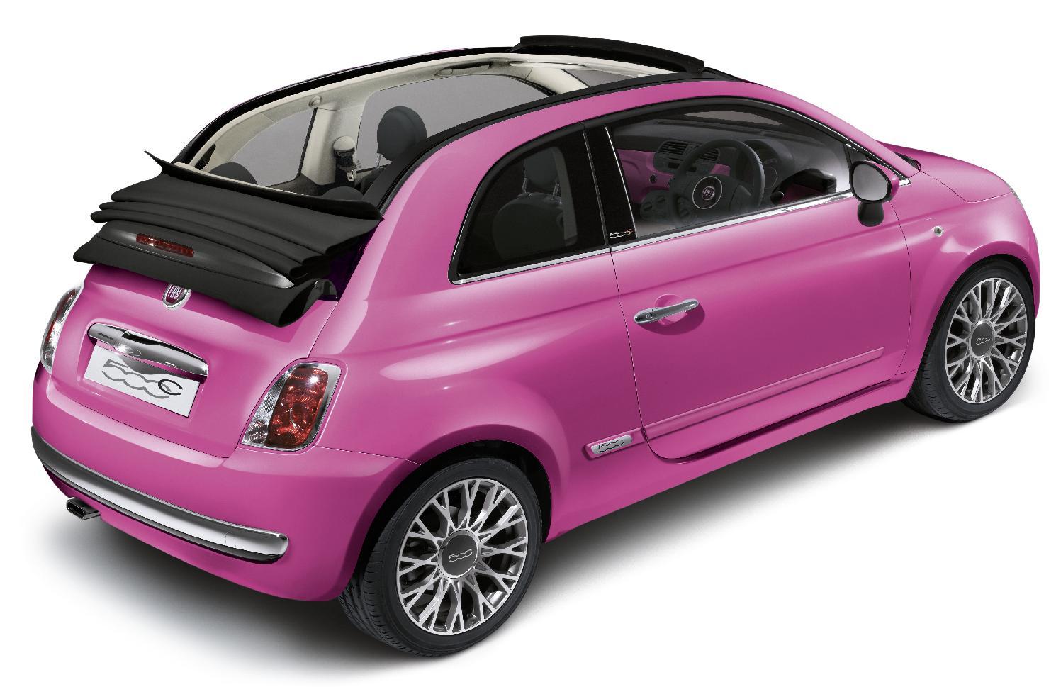 Limited Edition Fiat 500C Pink revealed