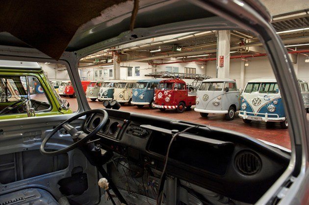 The Volkswagen Commercial Vehicles Oldtimers centre restores'oldtimers' The Volkswagen Commercial Vehicles Oldtimers centre restores'oldtimers'