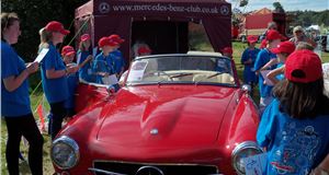 Mercedes 190SL Gets Kids Vote at CarFest North