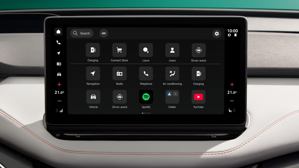 2026 Skoda Elroq and Enyaq infotainment