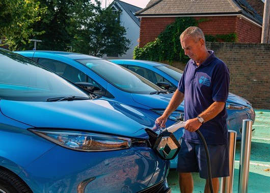 030818 09h 00 WEST SUSSEX COUNCIL FLEET GOES ELECTRIC WITH RENAULT ZOE (5)