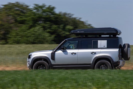 Land Rover Defender Roof Tent Flat