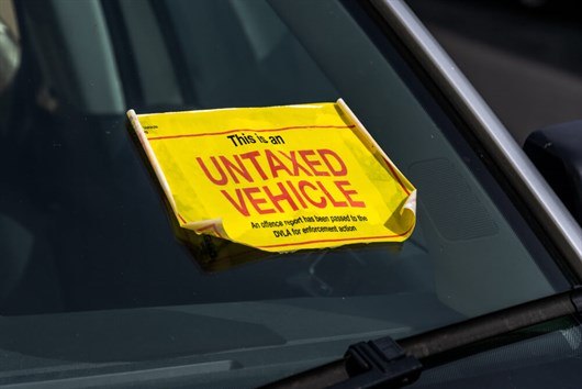 Untaxed Vehicle