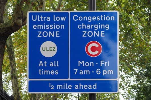 Ulez And Congestion Charge Sign