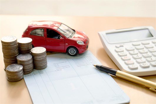 Coins , Model Car And Calculator