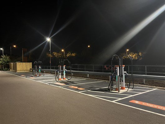 Paisley Pear Electric Car Charging Site