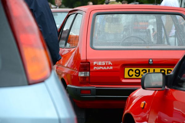 Mk2 Ford Fiesta Popular rear three-quarter details at FOTU 2025