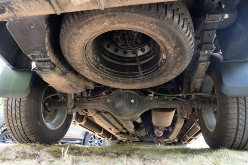 Fitting guards underneath a pickup to prevent theft of catalytic converters or even spare wheels is a good idea