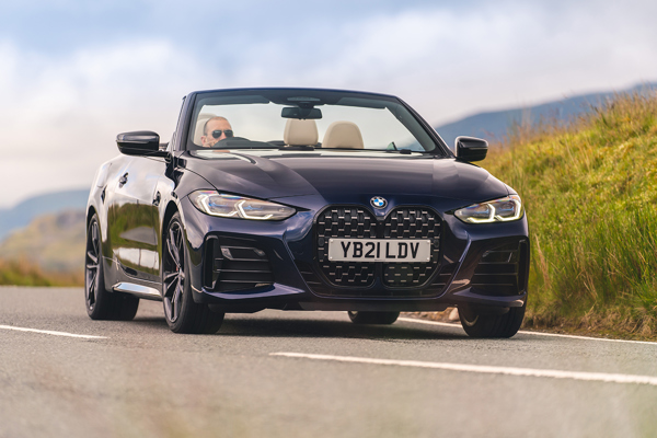 BMW 4 Series convertible: driving
