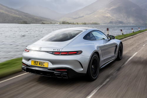 Mercedes-AMG GT review: rear three-quarter dynamic