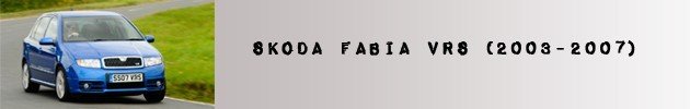 Skoda Fabia V RS 2003
