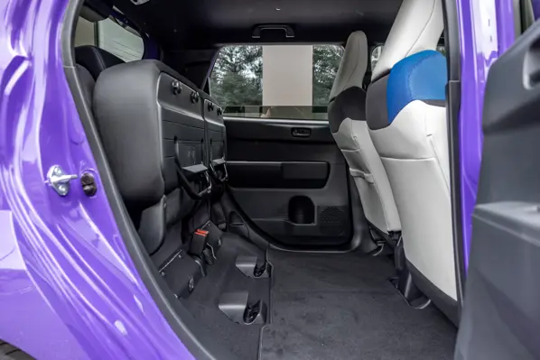 Honda Super N rear seats folded