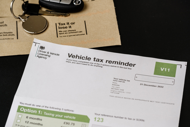 VED tax reminder letter