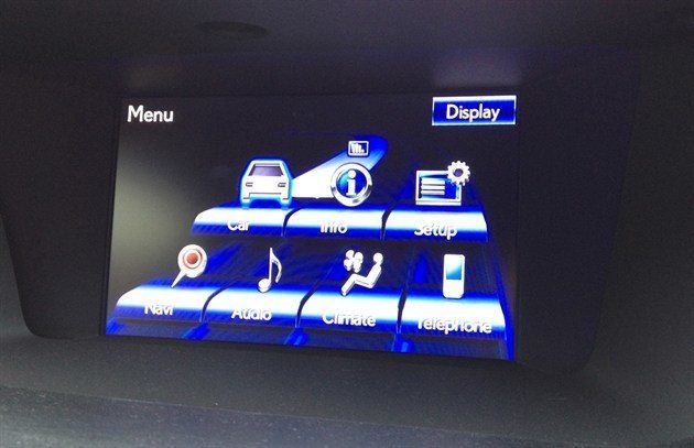 Lexus GS450h Main Screen