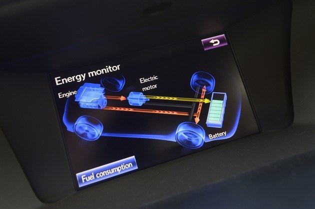 Lexus GS450h Hybrid Screen