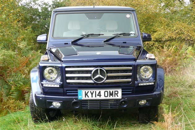 Mercedes G350CDI Front Grass