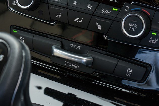 BMW 2 Series Active Tourer Eco Button