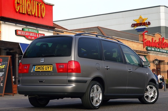 Seat Alhambra 1996-2010 Dimensions Side View