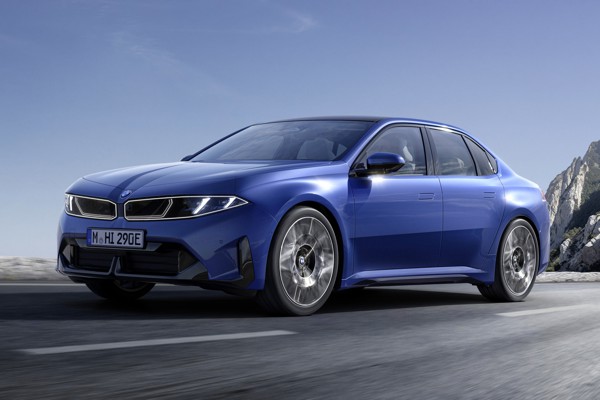 BMW i3 Saloon dynamic front three-quarter