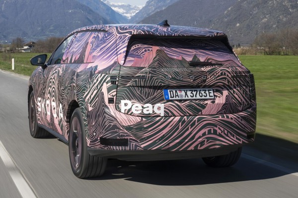2026 Skoda Peaq disguised