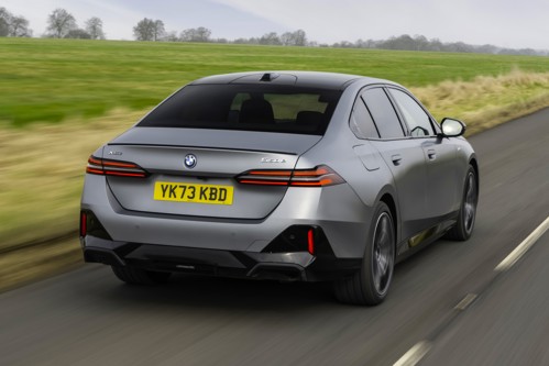 BMW 5 Series Review: Dynamic rear-three quarters