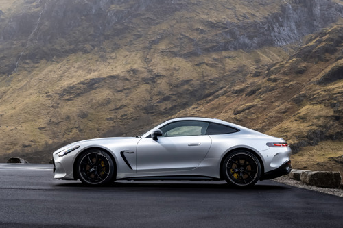 Mercedes-AMG GT review: side elevation static