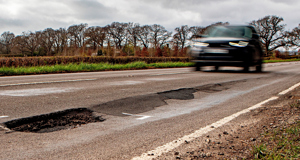 Pothole breakdowns double in just three months