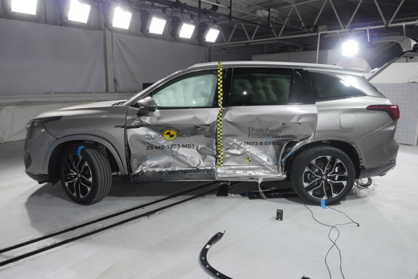 MG S9 PHEV crash test