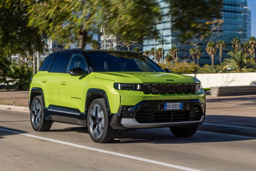 Jeep Compass Full-Electric dynamic front three-quarter