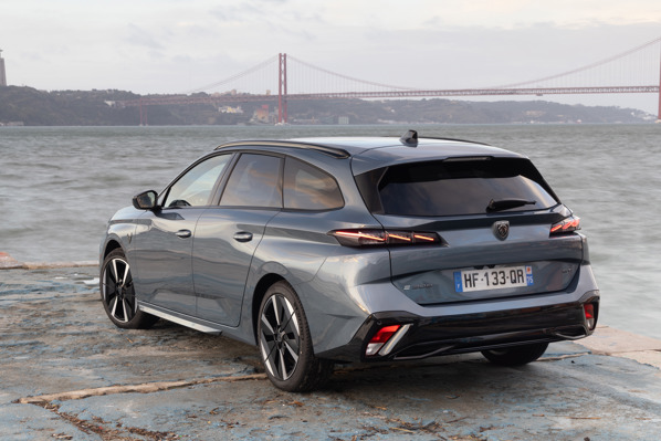 Peugeot E-308 SW: rear view