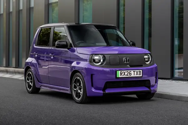 Honda Super N: front view
