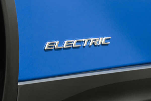 Lexus UX 300e badge