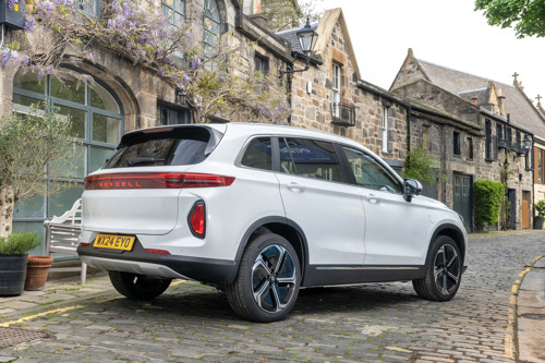 Skywell BE11 Review: rear three-quarter static