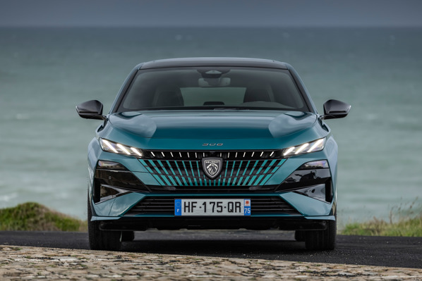 Peugeot E-308: front view