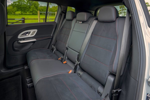 Mercedes Electric GLB Review: second row seats
