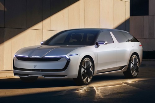 Skoda Vision O concept — static front three-quarter