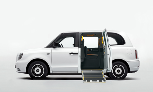 The LEVC TX Access shows how little a vehicle's appearance needs to change when providing access for wheelchairs or other adaptations