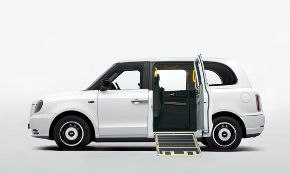 The LEVC TX Access shows how little a vehicle's appearance needs to change when providing access for wheelchairs or other adaptations