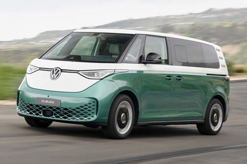 The VW ID.Buzz is an electric seven-seater MPV with a charming character and obvious 'VW bus' heritage