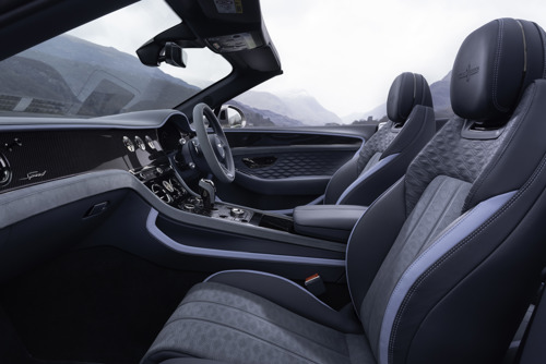 Bentley Continental GTC Review: front seats and dashboard from the passenger side