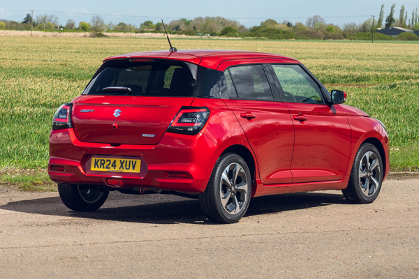 Suzuki Swift: rear view
