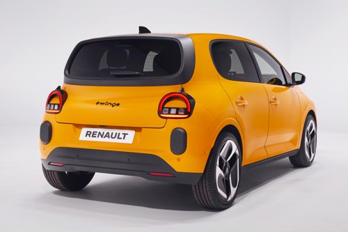 Renault Twingo E-Tech Review: static rear three-quarter