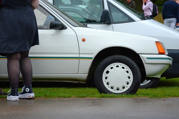 Peugeot 205 nearisde front wing at FOTU 2025