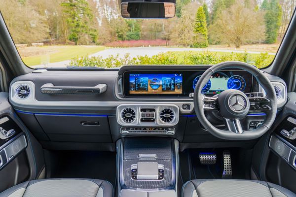 Mercedes G-Class with EQ Technology Review: whole-width dashboard